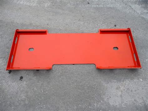 skid steer blank|skid steer attachment plate fast.